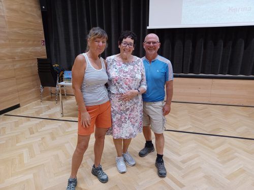 Inspirierender Vortrag von Karina und Peter. 50PLus Buch