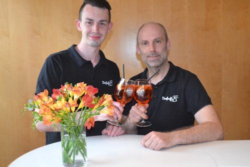 Johannes Grass und Bernhard Kroneis sind seit über zweieinhalb Jahren selbstständige Gastronomen. em (2)