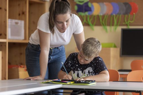 Lehrpersonal wird gesucht: Die 2a der Volksschule Rankweil-Montfort steht aktuell ohne Klassenlehrer da.  VN/Paulitsch