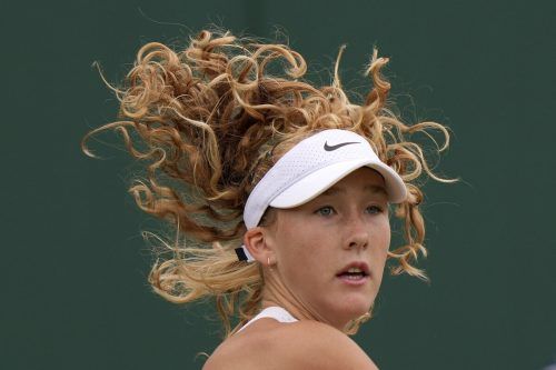 Mirra Andrejewa marschierte bislang von der Qualifikation bis in das Achtelfinale in Wimbledon. ap
