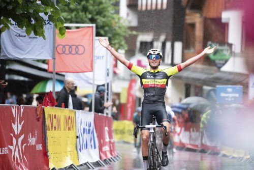 Moran Vermeulen setzte sich im Kriterium beim Arlberg-Giro durch. ???