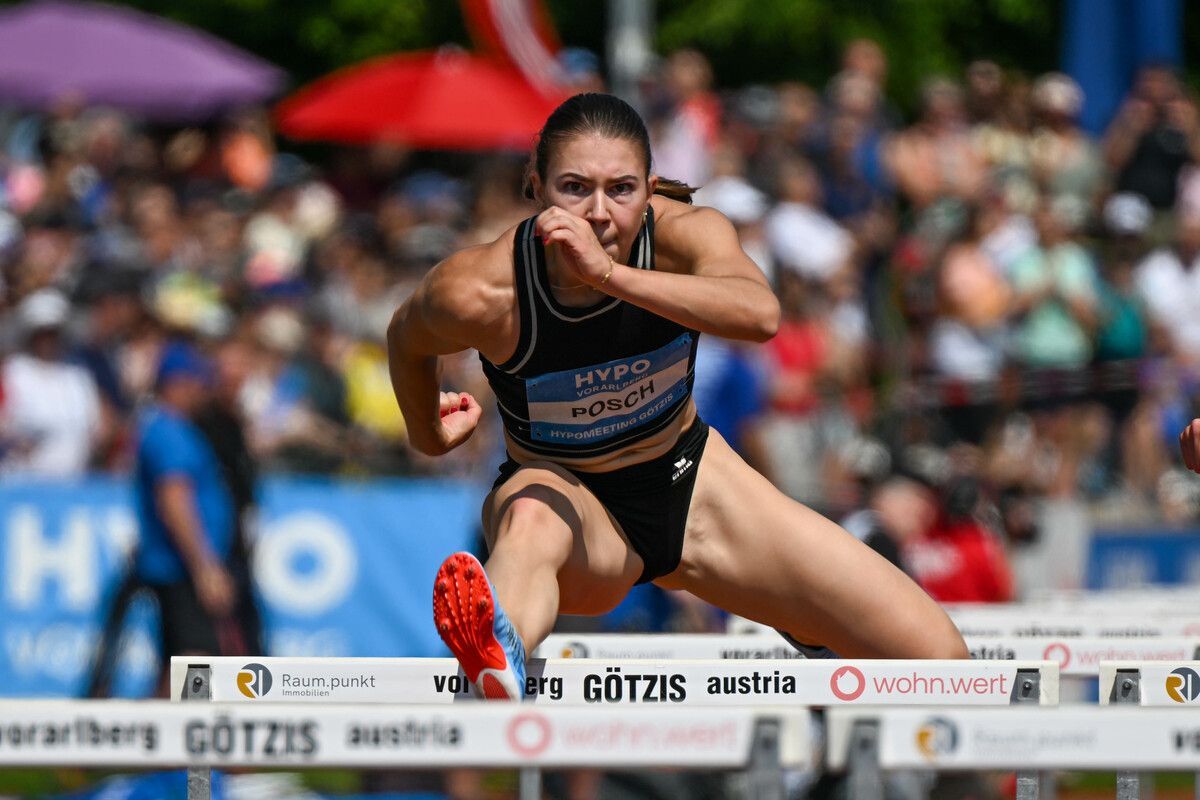 Bei ihrem Debüt beim Hypomeeting in Götzis knackte Isabel Posch mit 6021 Punkten als erste Vorarlbergerin die magische 6000er-Marke. Bei ihrem Siebenkampf-Erfolg bei der Universiade gelang eine Verbesserung auf 6107 Punkte.GEPA