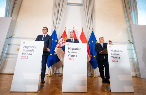 Nehammer lud Orbán und Vučić zum Migrationsgipfel nach Wien. Reuters