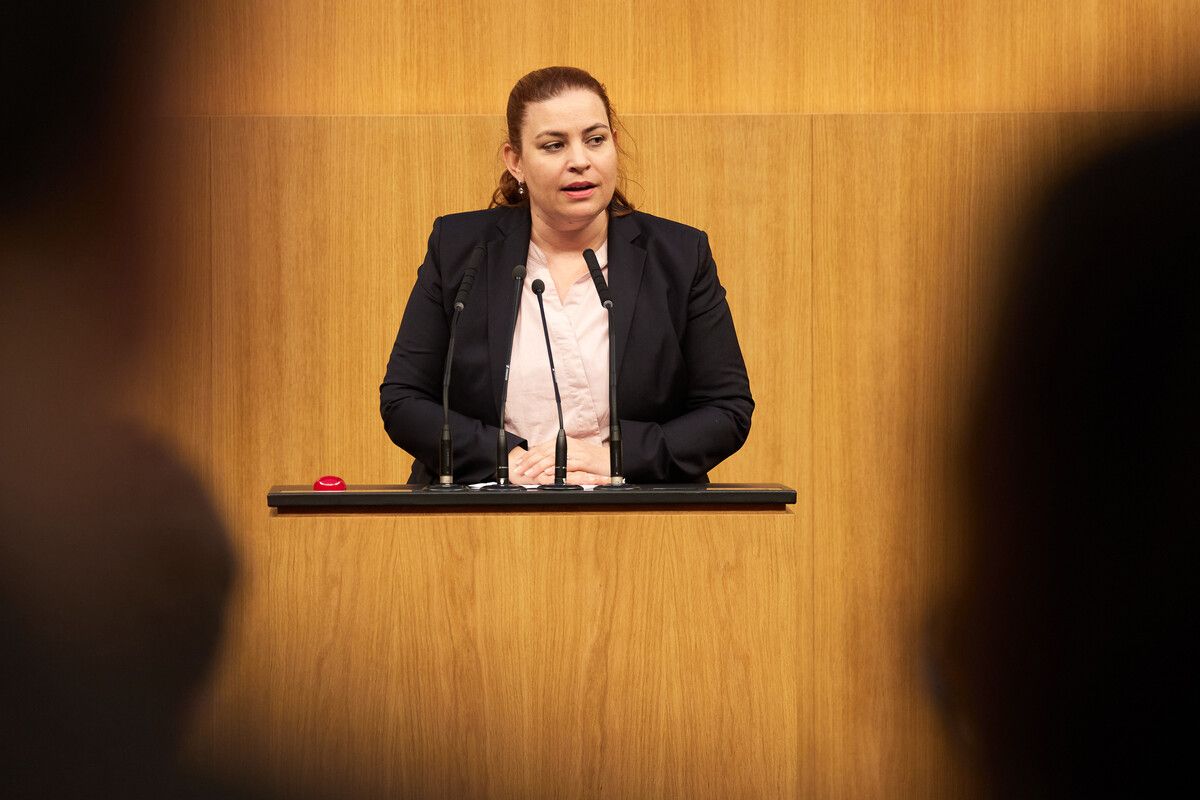 Nina Tomaselli ist Wohnbausprecherin der Grünen.ParlamentsdirektiOn/Topf