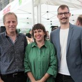 Dankesfeier im Steinbruch