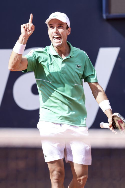 Roberto Bautista Agut zog sich einen Knochenbruch zu. GEPA