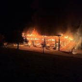 Großbrand vernichtet freistehende Scheune am Linkolnsberg