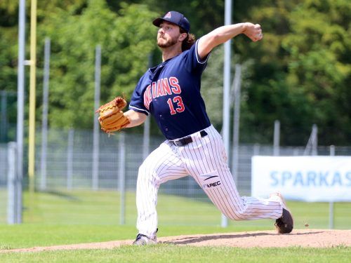 Ryan Rupp stellte zuletzt beim Triumph der Dornbirn Indians im Europacup vor wenigen Wochen seine Qualitäten als Pitcher eindrucksvoll unter Beweis. VN/Stiplovsek