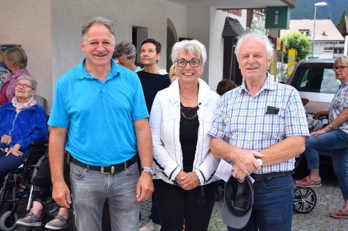 Siegfried Mathis, Edeltraud und Kurt Kraft (v. l.). 