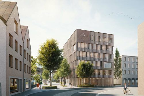 So soll sich das Hohenemser Rathaus 2025 präsentieren. Stadt