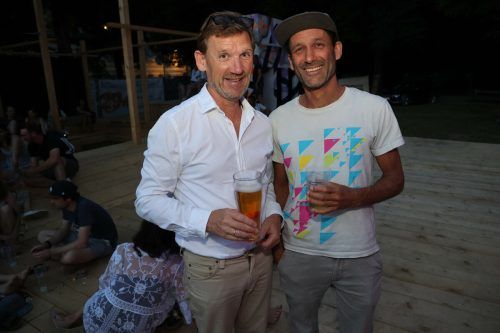 Stella-Dir. Jörg-Maria Ortwein und Poolbar-Chef Herwig Bauer.