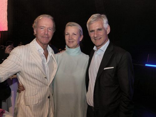 Susanne und Martin Sagmeister (l.) mit Botschafter Michael Linhart.