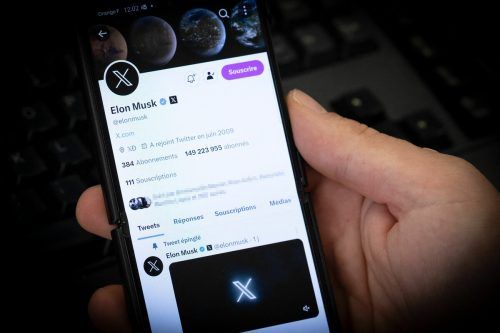 Twitter will unter Eigentümer Elon Musk als Logo ein „X“ einführen.  afp