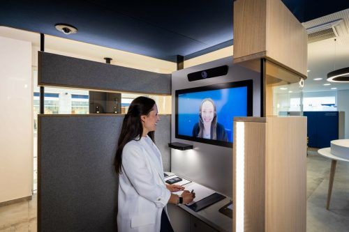 Digitale Hilfsmittel wurden in die Bankfilialen implementiert.  FA