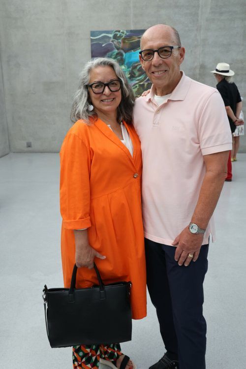 Unter den Besuchern: Evelyne und StR. Michael Rauth.