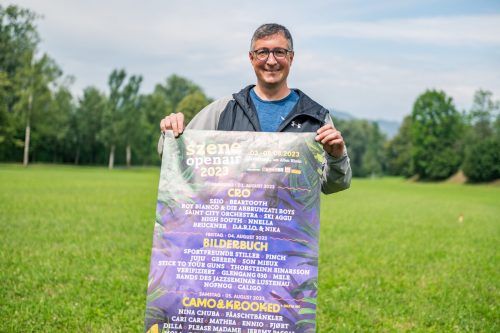 Veranstalter Hannes Hagen freut sich auf den Festivalstart.  VN/Rhomberg