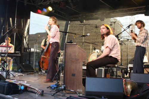 Voodoo Jürgens begeisterte beim Rankweiler Open Air.  VN-TK