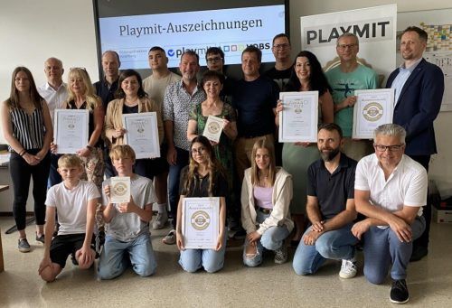 Vorarlberger Schulen erhalten Playmit-Awards und Auszeichnungen für Berufsorientierung. PTS BRegenz