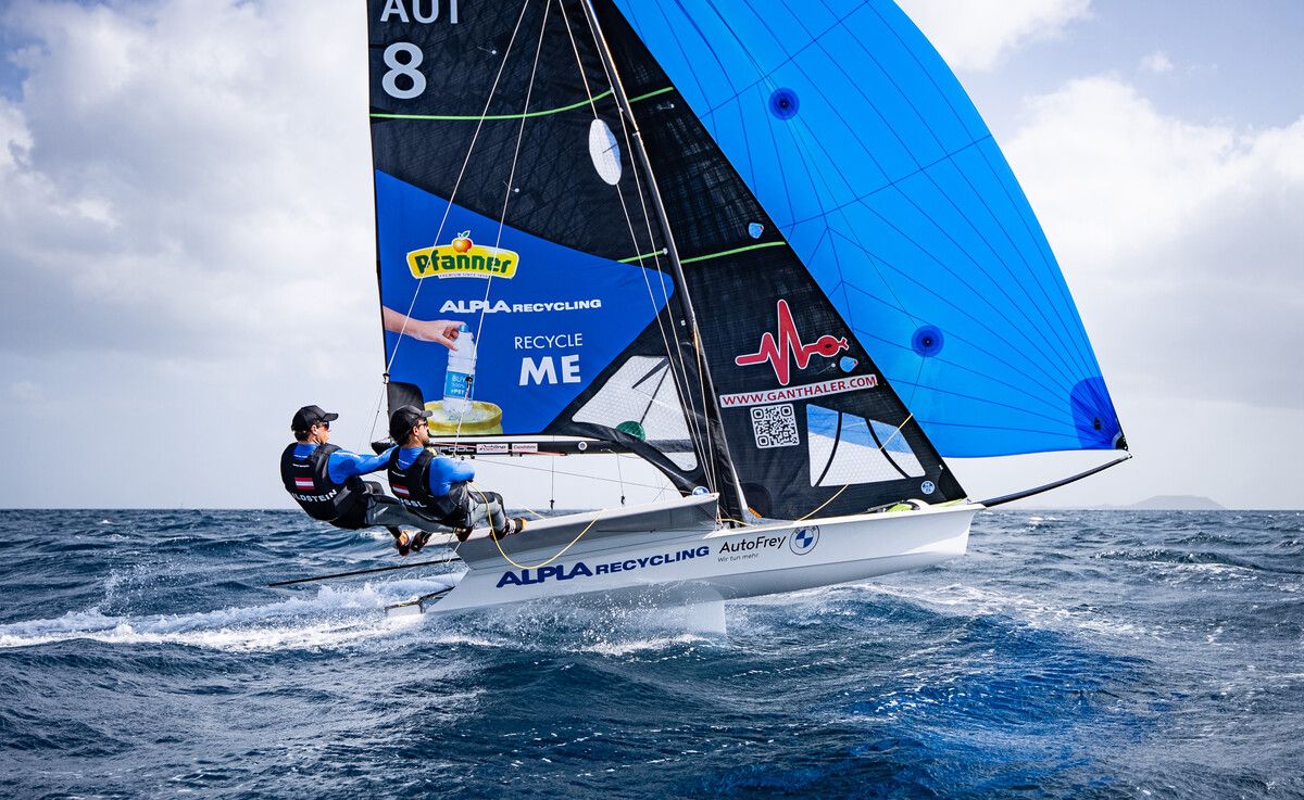 Ab Freitag zählt es für das 49er-Duo Benjamin Bildstein und David Hussl. Da geht es vor Den Haag um die Quotenplätze für die Olympischen Sommerspiele 2024 in Paris.oesv