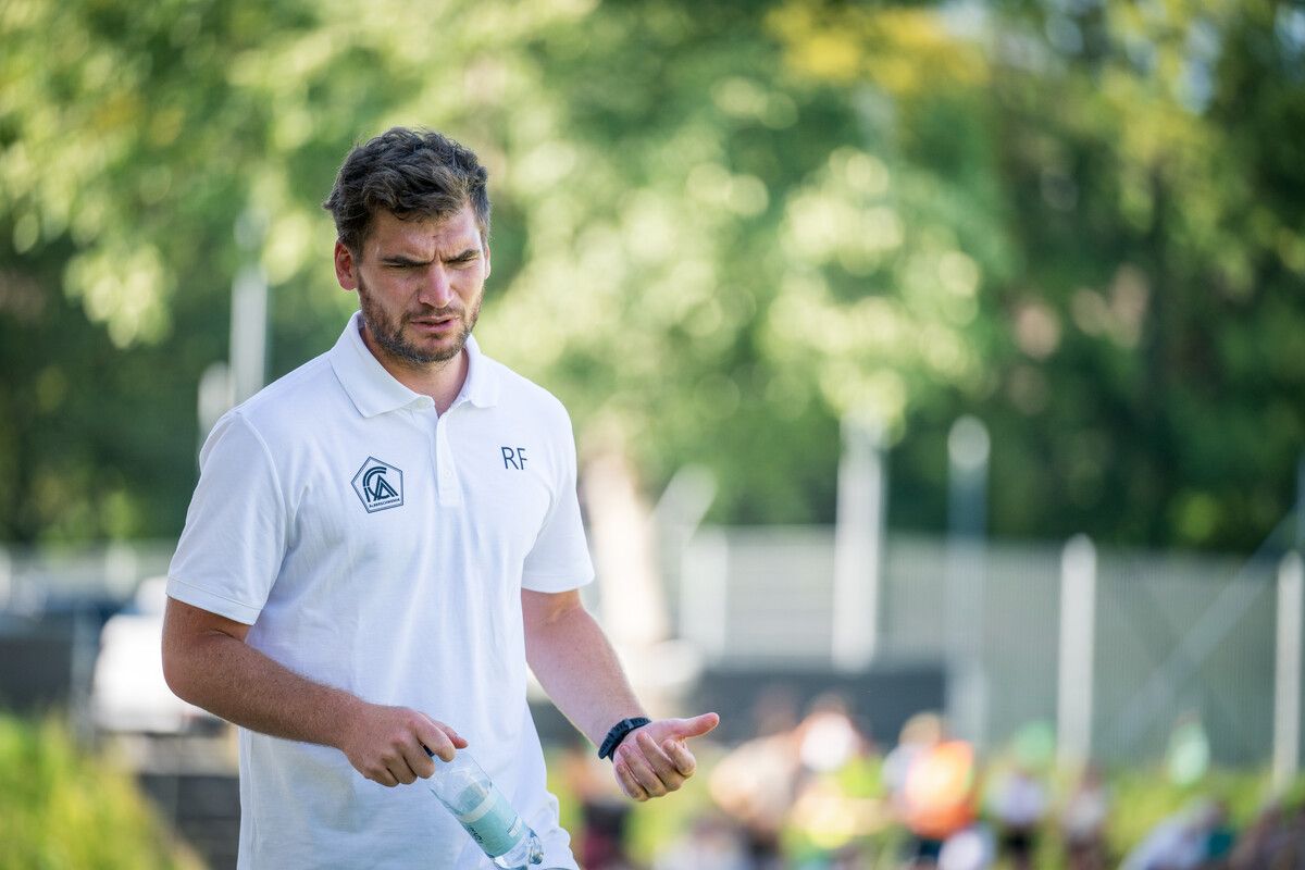Alberschwendes Trainer Rene Fink hat sicher einen Plan für die Partie parat.rhomberg