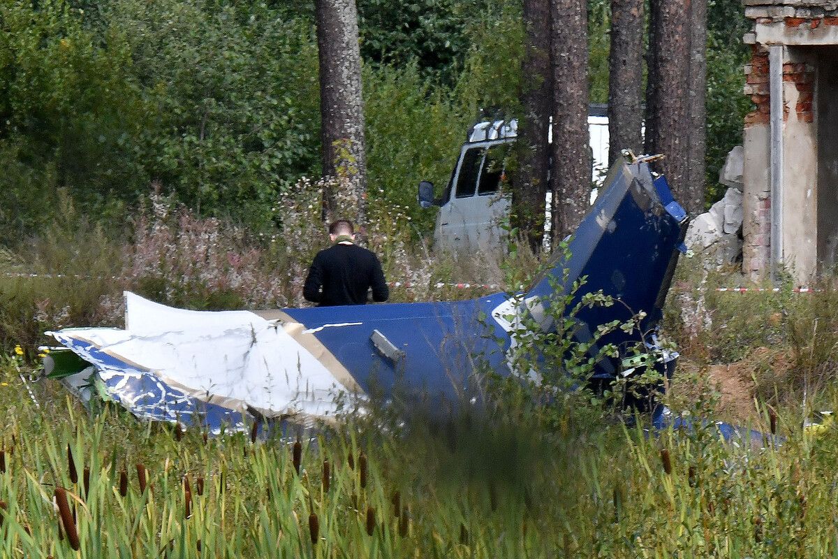 Alle Menschen an Bord des Flugzeugs kamen ums Leben. AFP