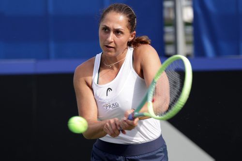 Bei 15 Turnieren 2023 hat Paszek 23 Siege und zehn Niederlagen zu Buche stehen. GEPA