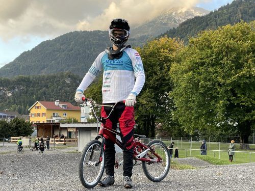 Bjarne Schedler bei der Europameisterschaft in Besancon - er landete auf Platz 30. Privat/3