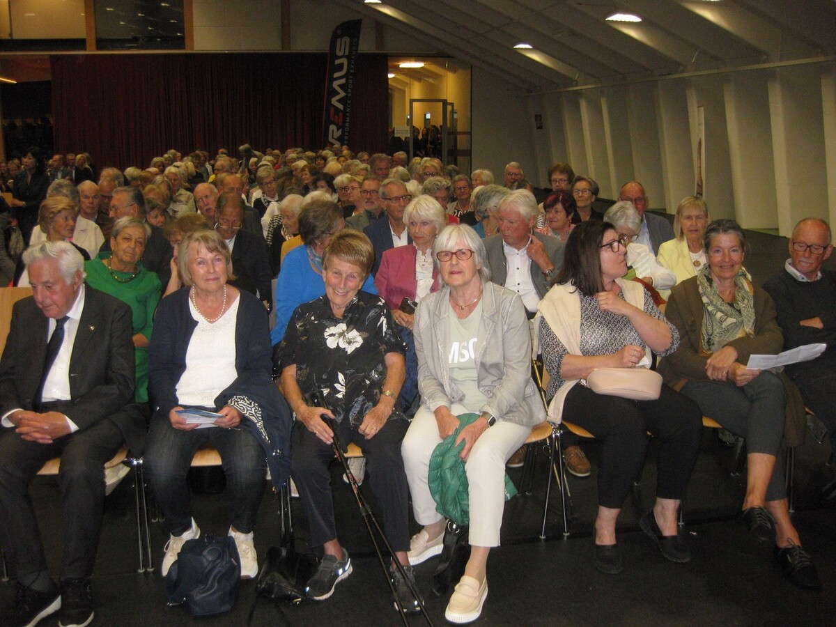 Blick in den Konzertsaal.50plus Bregenz