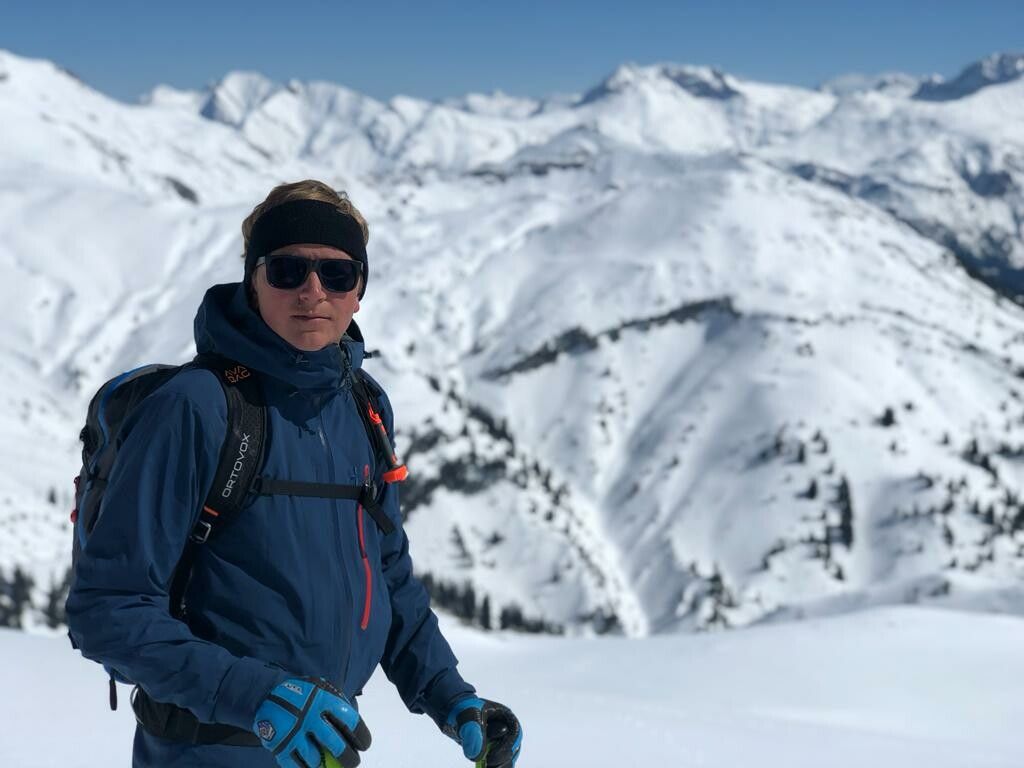 Daniel Walch kennt sich am Arlberg aus - und sorgt bei der Trailchallenge für die Sicherheit der Teilnehmer.