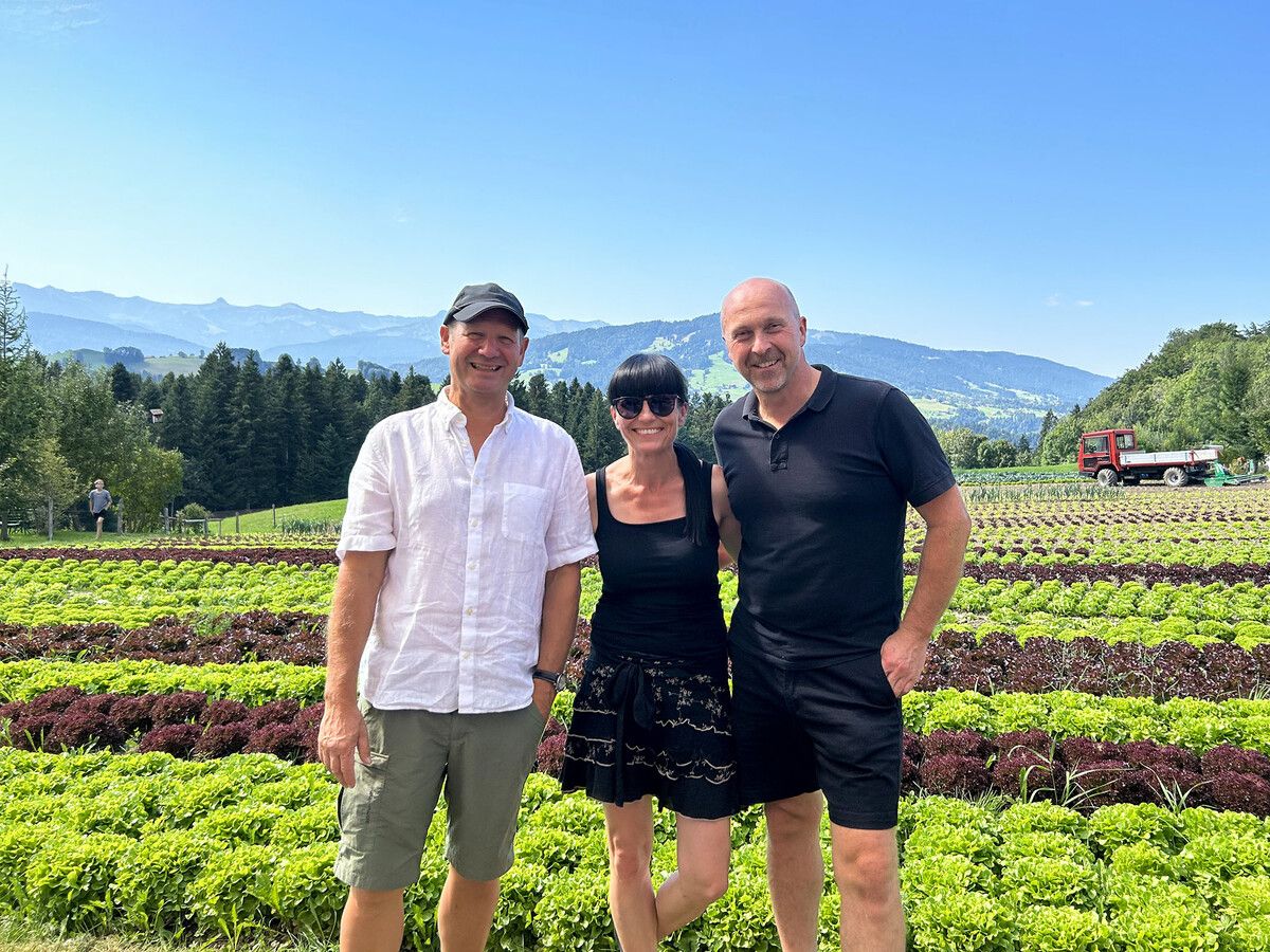 Das Team von Kramers Feld: Gebi Flatz, Claudia Gölz und Klaus Kramer. Kramers feld