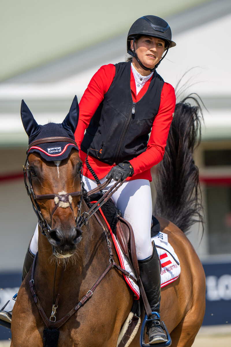 Katharina Rhomberg beim Nations Cup in Ebreichsdorf auf Cum.gepa