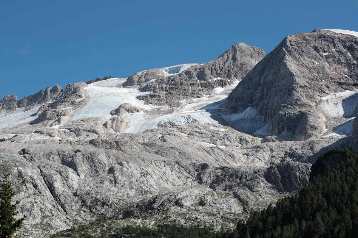 Der Gletscher ist 2022 um 112 Hektar geschrumpft. AFP