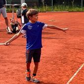 Tennisnachwuchs schnuppert Turnierluft