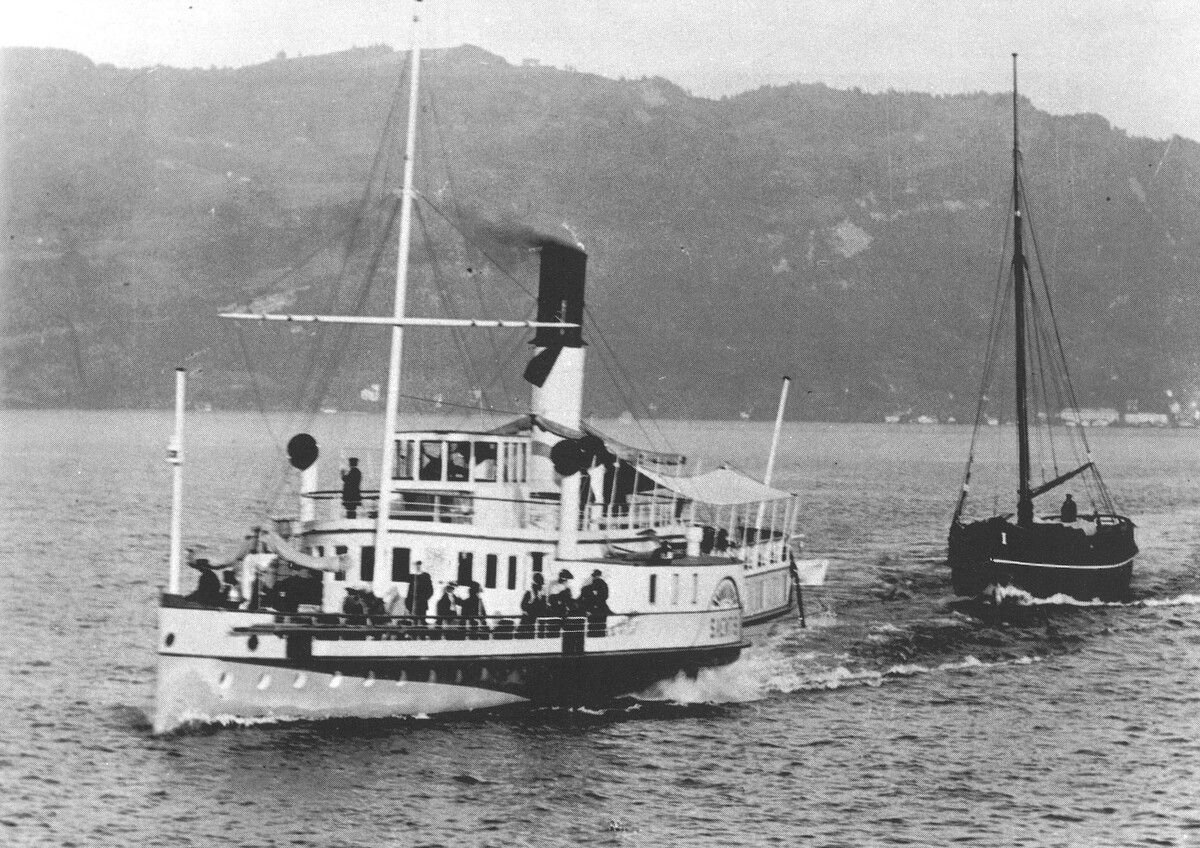 Die 1933 versenkte Säntis soll zurück an die Oberfläche geholt werden. 2024 gibt es den ersten Bergungsversuch.SBS/Paganini
