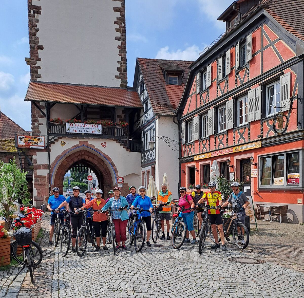 Die Höchster Senioren absolvierten eine sechstägige Radtour. 50plus Höchst