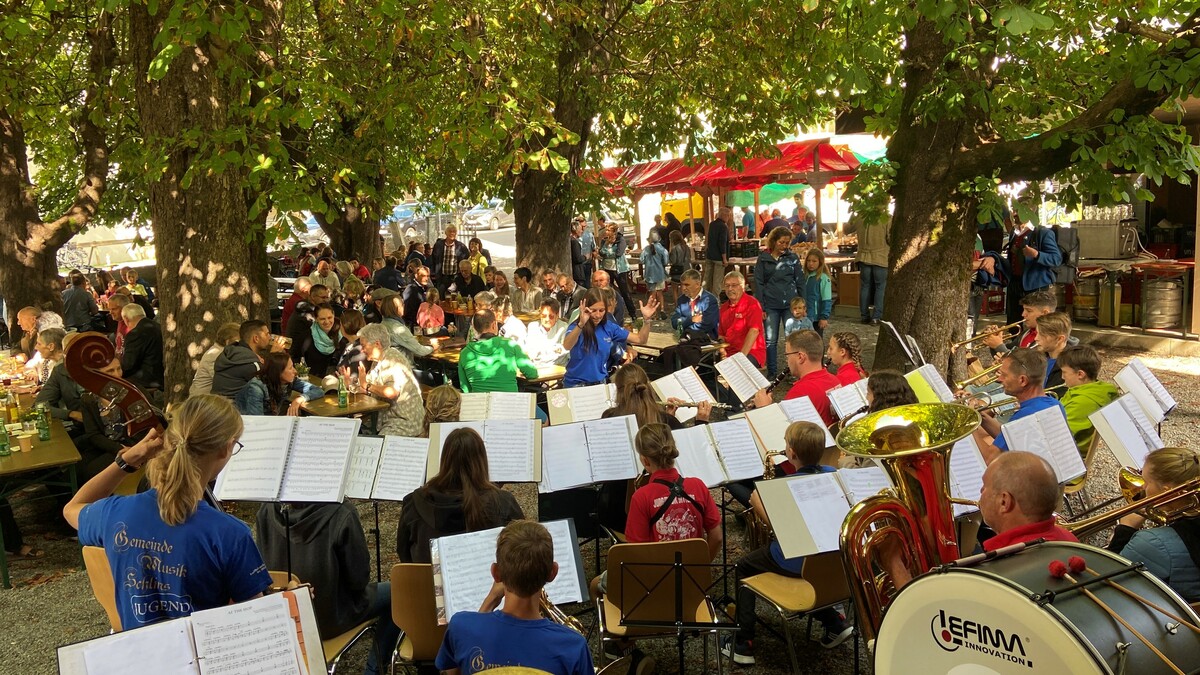 Die Jungmusik Satteins-Schlins-Schnifis sorgt für die musikalische Gestaltung der Messfeier am Sonntag.mon(