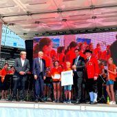 Ehrung der Lochauer Jungmusiker bei den Bregenzer Festspielen