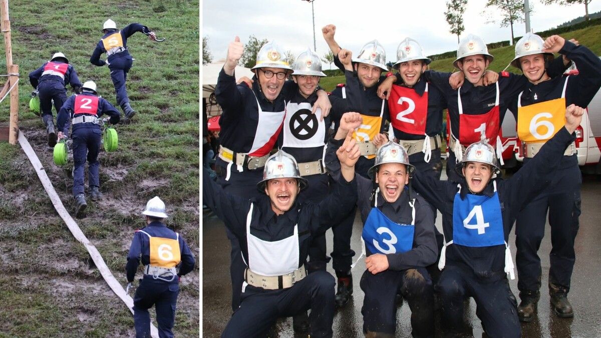 Die siegreiche Wettkampftruppe aus Bildstein erwies sich als schnell, wetterfest und unschlagbar. WAM (2)