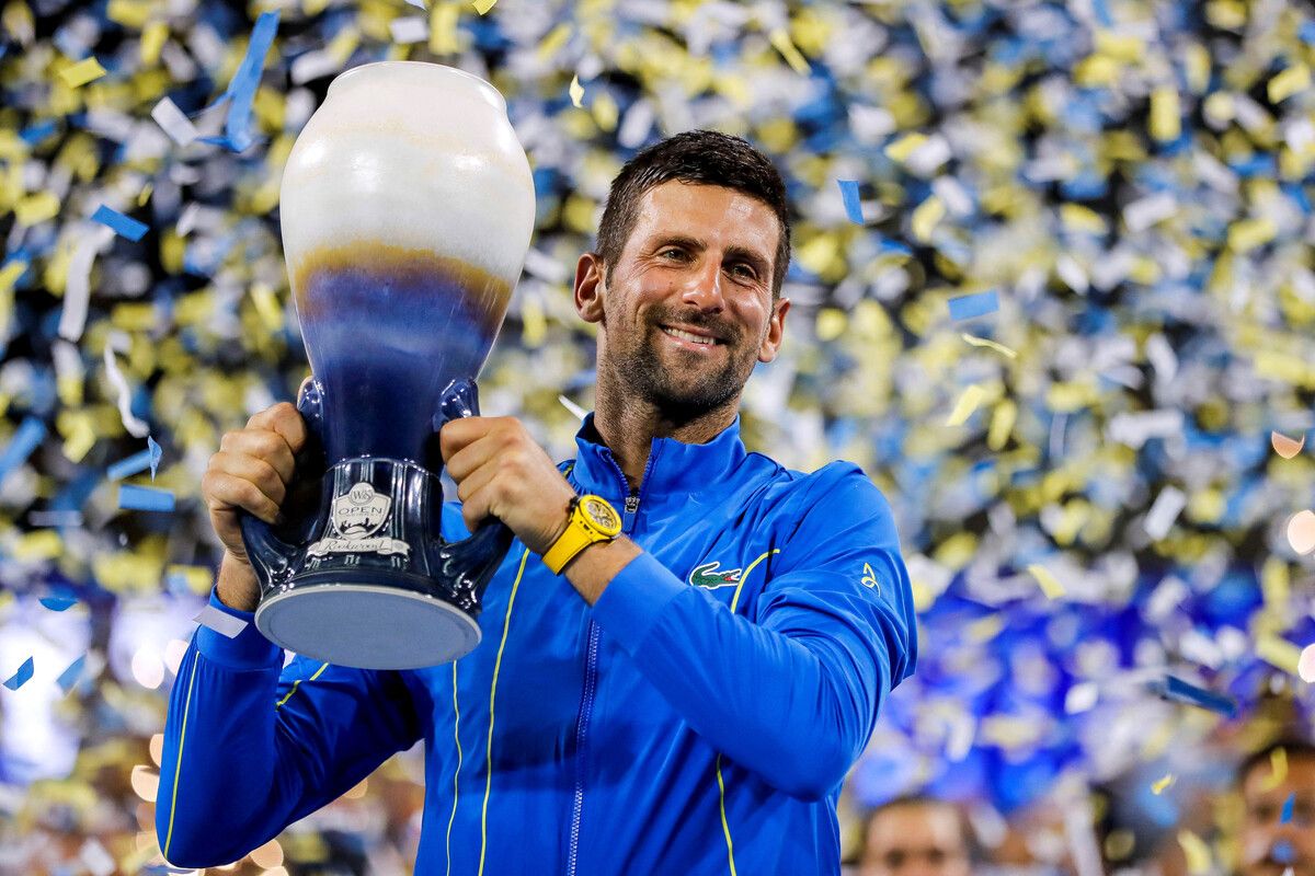 Djokovic gewinnt den Rookwood Cup in Cincinnati.USA TODAY Sports via Reuters Con
