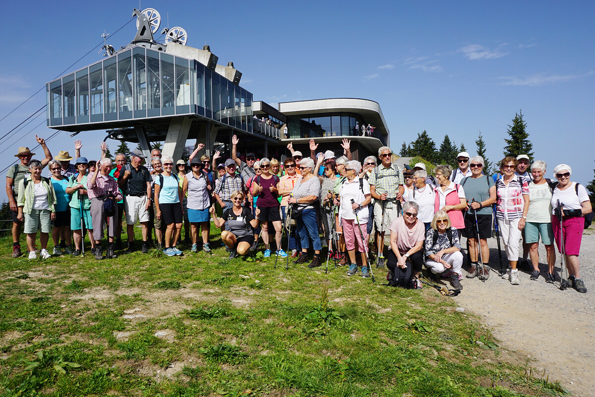 Einen schönen Wandertag erlebten die Bergfreunde in Bezau.verein vorarlberg 50plus