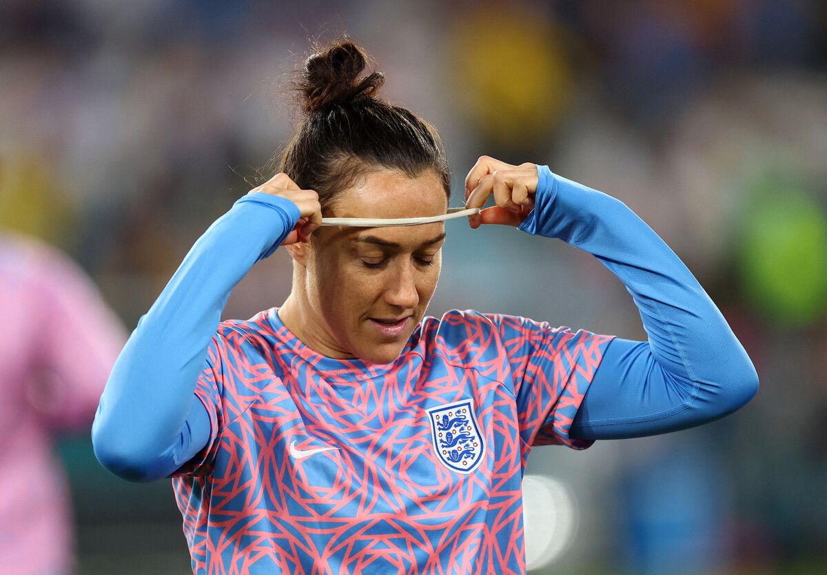 Englands Verteidigerin Lucy Bronze trifft im Endspiel auf ihre Teamkolleginnen vom FC Barcelona.Reuters