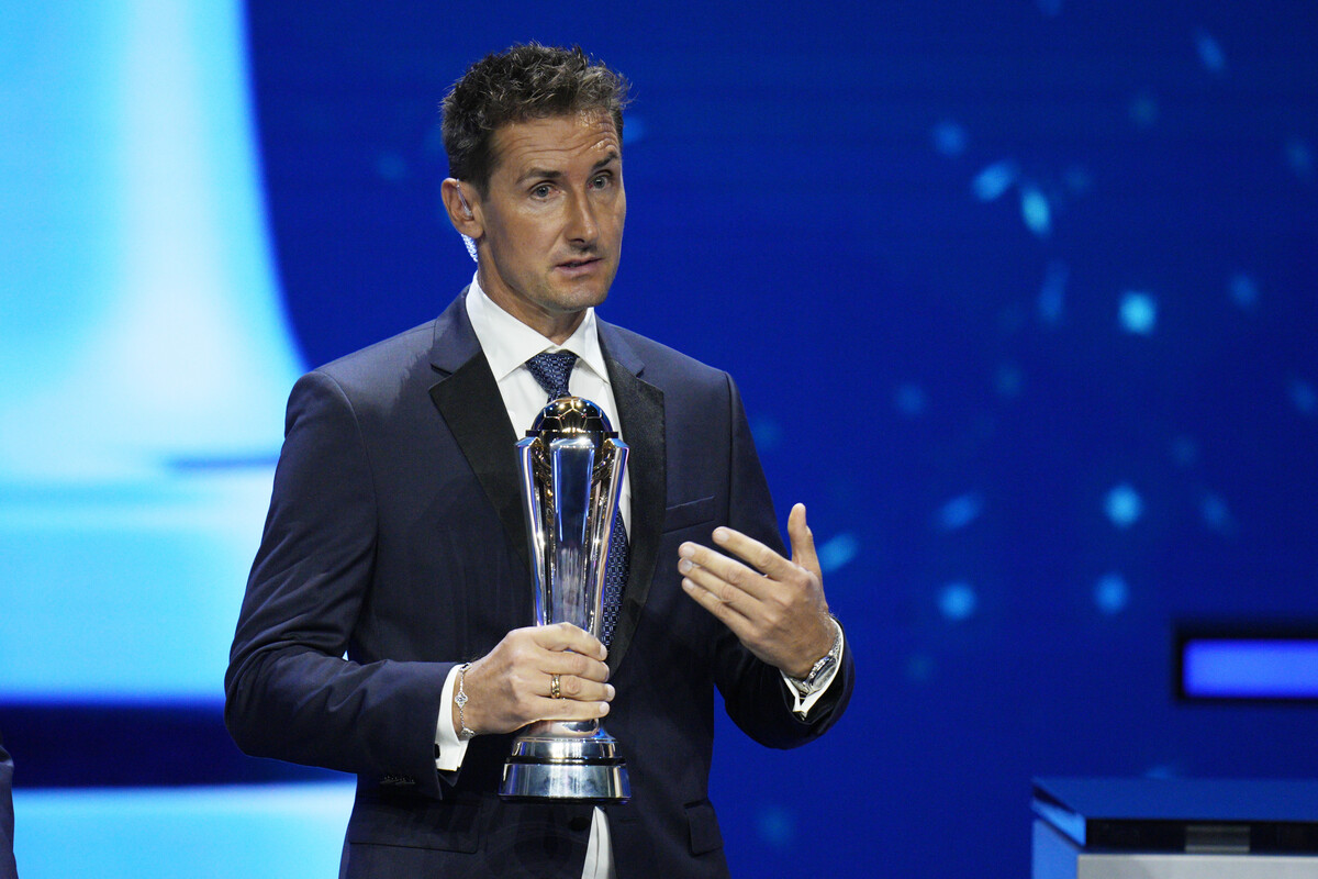 Ex-Altach-Trainer Miroslav Klose (45) erhielt einen Fairplay-Preis.ap