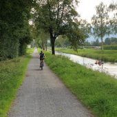Parallel zum Rhein