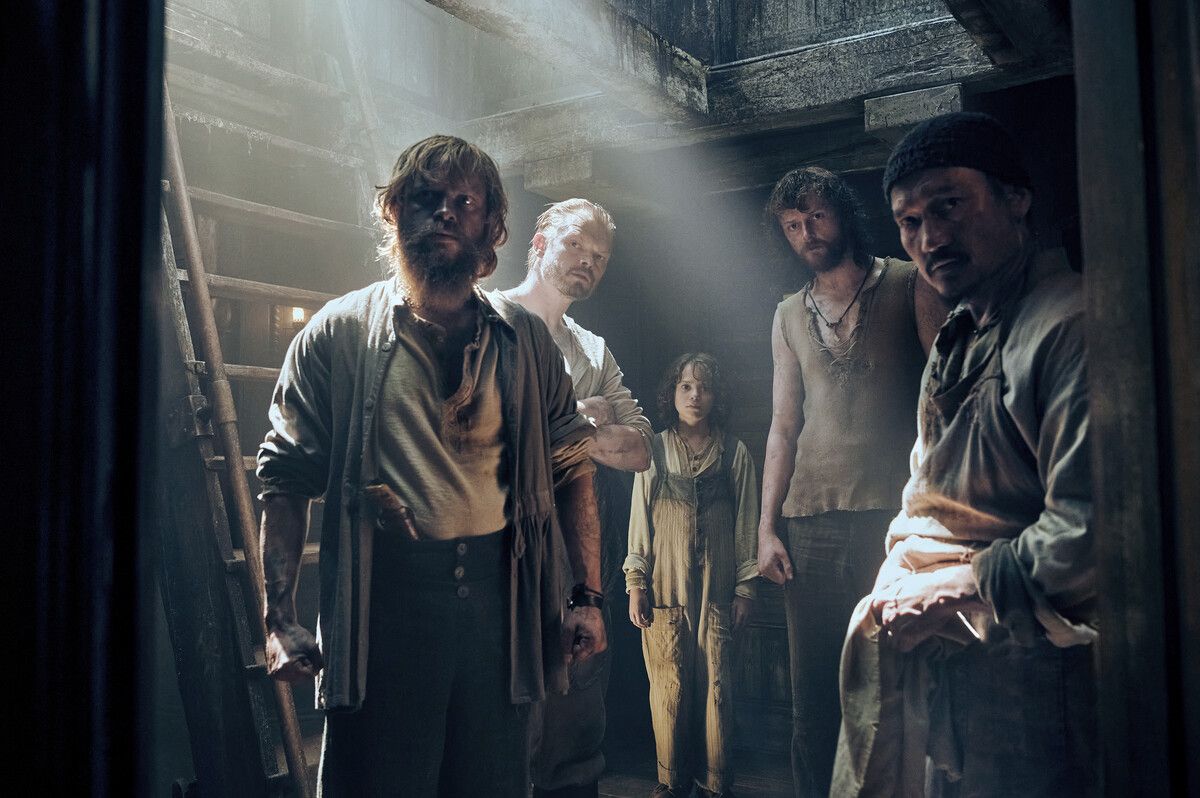 Furulund, Nikolaeff, Norman, Walley und Jon Jon Briones. Universal Pictures and Amblin Entertainment via AP