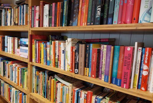 Heute kommen Bücherwürmer im Austriahaus voll auf ihre Kosten. hapf