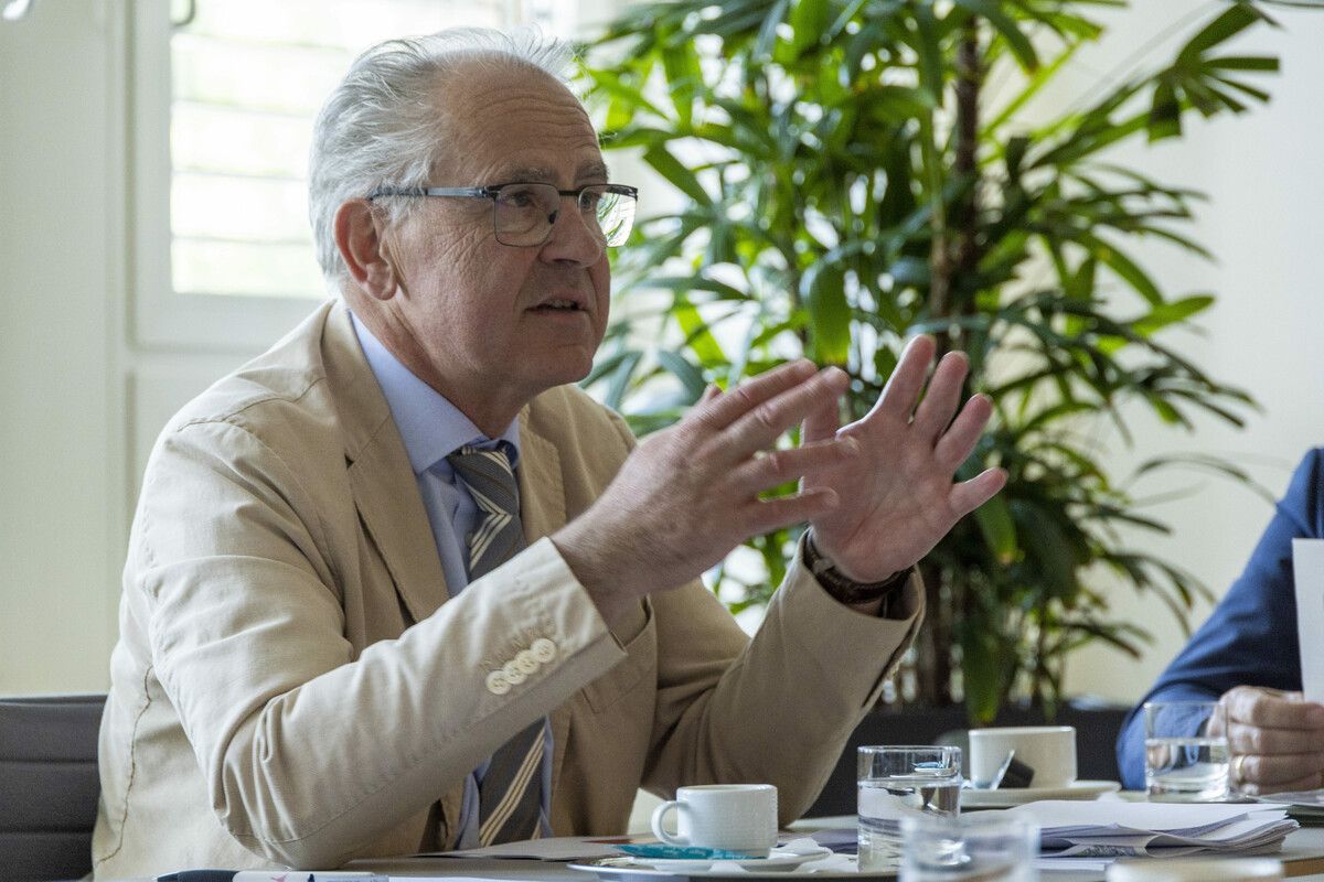 illwerke vkw-Vorstand Germann: Ohne Stromexport Millionen-Verlust.VN/RP