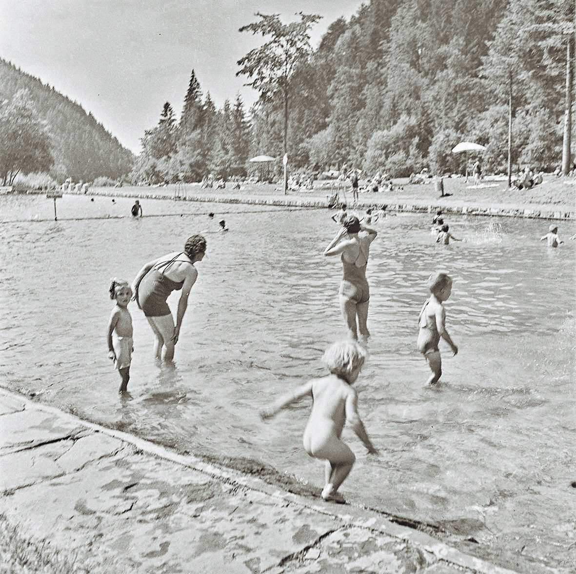 Im Jahr 1964 wurde erstmals eine Wasserumwälzanlage installiert.