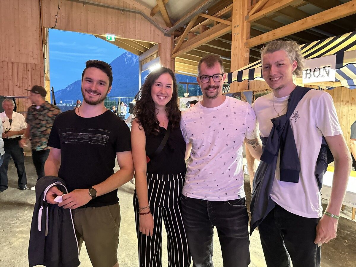 Johannes Feßler, Christina Heim sowie die beiden Brüder Stefan und Emanuel Stachniß.bi (3)