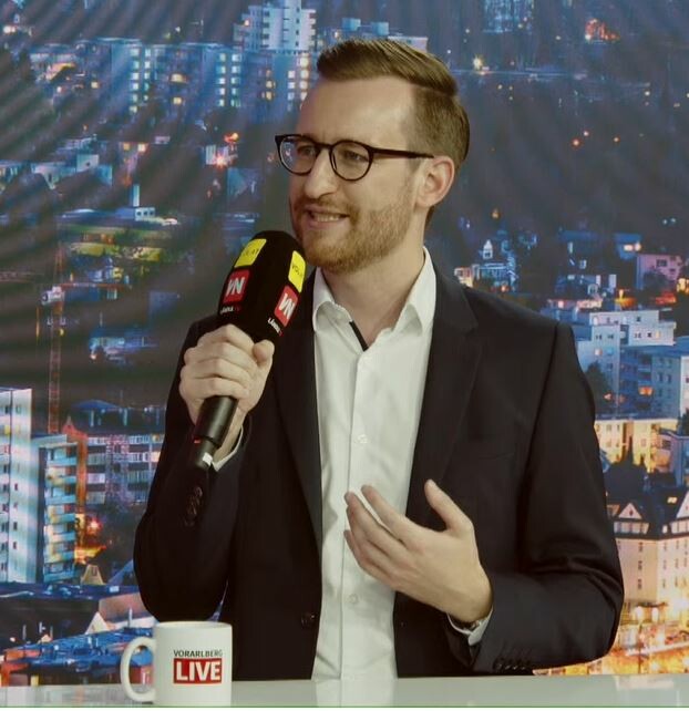 Johannes Gasser war zu Gast bei Vorarlberg LIVE.