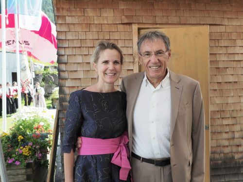Kamen zur Eröffnung: Sonja und Rudolf Knünz.